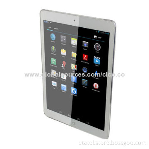 9.7-inch Tablet PCs with IPS 1,024*768P, A33 Quad-core 4G Built-in